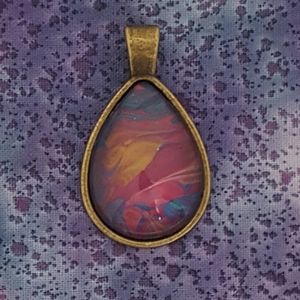 Handmade Teardrop Pendant Necklace